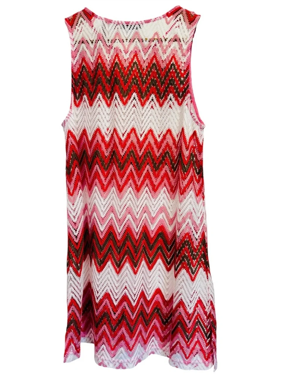Mister Zimi Poolside Coverup - Pink & Red Large